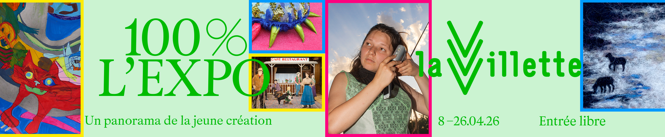 PUB - la Vilette 100% l'expo 