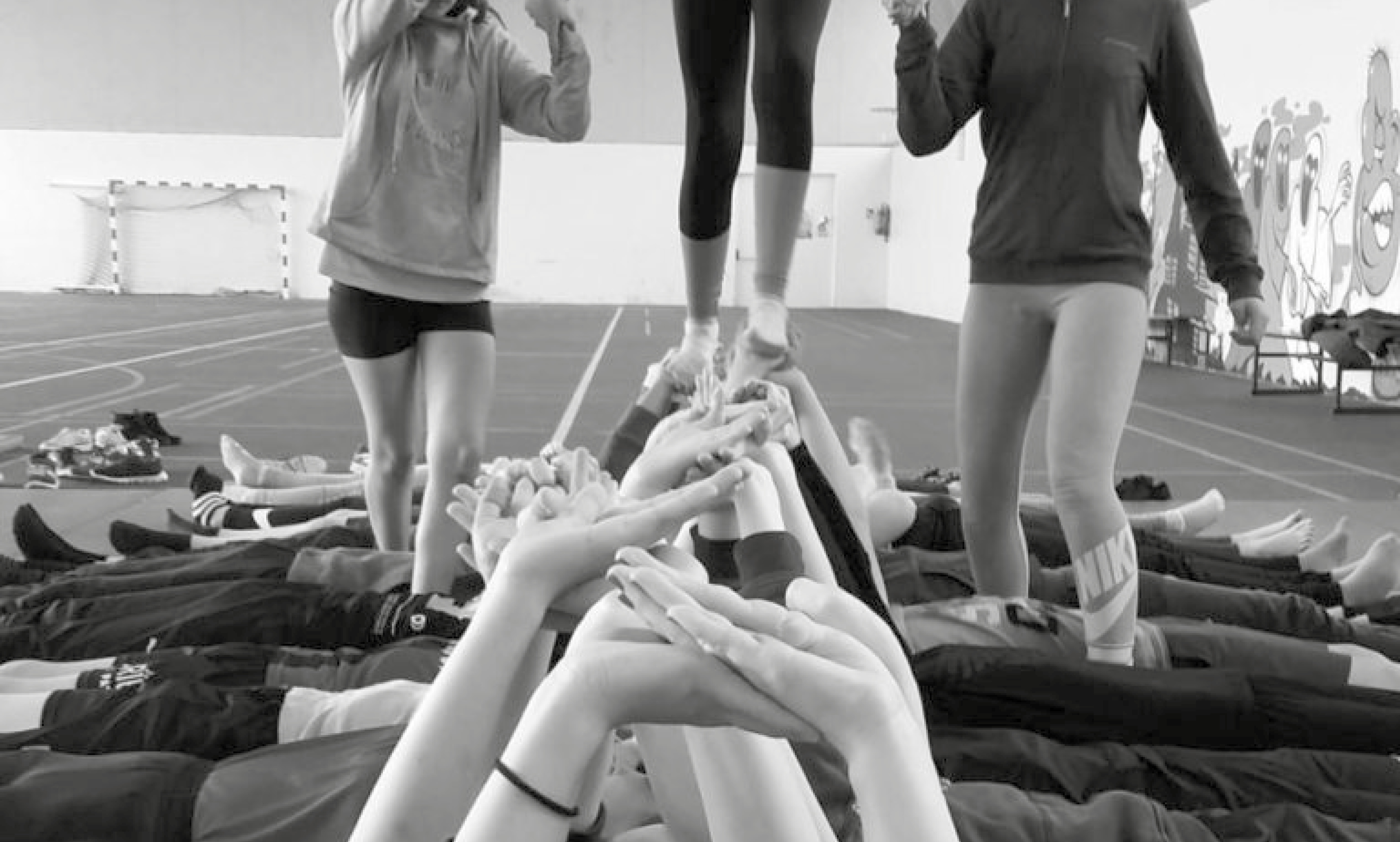 Atelier cirque : bascule et trampoline