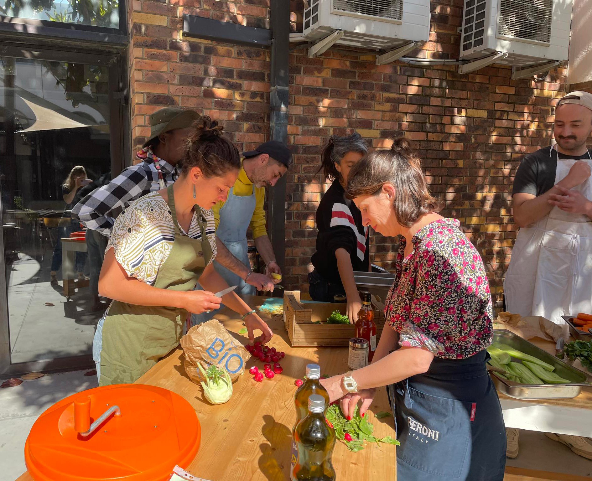 atelier cuisine et repas partagé